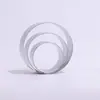 Molde para Massa de Wonton Aço Inoxidável Doméstico Quadrado Redondo Máquina de Wonton Ferramenta de Corte para Wonton Dumpling Ferramenta de Prensagem
