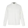 Yidao Vintage 2026 Otoño Nueva Camisa de Mezcla de Lino Manga Larga para Hombre Retro Americano Color Sólido Camisa Casual