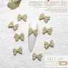 Ins Celebridad de Internet popular resina joyería para uñas al por mayor cinta de color lazo diy corbata de lazo tridimensional accesorios para uñas