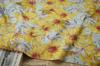Primavera e Verão Multicolorido Ilha Estilo Grande Flor Vestido Jacquard Tecido Macio e Refrescante Desgaste Feminino Tecido Pequeno Estilingue