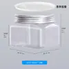 68 dentes 150ml branco transparente boca larga garrafa plástico PET soprado garrafa para sub-embalar produtos alimentícios cosméticos cuidados com a pele