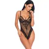 Comércio Exterior Roupas Femininas Europeias e Americanas Renda Sexy Camisola Sexy Moda Casual Macacão com Abertura no Gancho em Estoque Fornecimento Pinduoduo