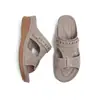 Sandalias Planas de Tacón de Cuña de Comercio Exterior, Pantuflas de Moda para Mujer Talla Grande, Nuevo Estilo Verano 2026, Sandalias Casuales de Playa con Punta Abierta