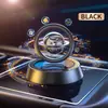 Aromaterapia Rotativa de Suspensão com Anel Duplo Solar, Perfume de Carro Tipo Assento, Longa Duração, Fragrância Leve, Ornamentos de Decoração para Interior de Carro