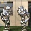 Espelho Pedras do Lago Taihu Pedrinhas Pulverizadas Aço Inoxidável Escultura Galvanizada em FRP Ornatos de Paisagem Aquática Propriedade de Villa
