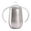 Taza termo portátil binaural de gran capacidad para chupete de niños de acero inoxidable 304, ideal para el hogar y el coche.