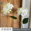Hortensia Ángel de Alta Calidad Dos Cabezas de Madera Hortensia Boda Decoración del Hogar Paisajismo Material de Flor Arreglo Floral Artificial de Hortensia