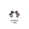 Árbol de Coco Playa Palmera DIY Aleación Esmalte Accesorios de Joyería Transfronterizos Accesorios para el Cabello Pulsera Llavero Colgante