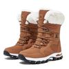 HOBIBEAR Botas de Nieve para Adultos Invierno Hombres Botas Calientes de Felpa Mujeres Botas Gruesas de Algodón para Exteriores Outlet de Fábrica
