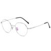 Asarlo armazón de gafas de titanio ultraligero para mujer, gafas sencillas artísticas lisas para hombre, moda, armazón de gafas ovalado para miopía