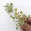 Nuevo Arte de Color Escarcha con Hojas Verdes Mate Imitación Hierba Caja de Regalo Ramo Caja de Flores Decorativa Regalo Acompañante Joyería