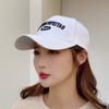 Gorra de béisbol de moda para hombre y mujer, de ala dura, a prueba de sol, a prueba de sol caliente [oso tonto bordado medio BBXFS] diseño original de nicho