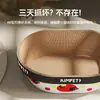 Rascador para gatos profundo, duradero y resistente al desgaste, no suelta residuos, cuenco rascador para gatos de cartón corrugado engrosado, cama para gatos integrada, venta al por mayor