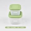 Caja Suplemento Alimenticio para Bebé Mini Recipiente Hermético Se Puede Cocinar al Vapor y Calentar en Microondas Lonchera de Silicona Grado Alimenticio Sellada