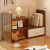 Estantería de escritorio, Estante de almacenamiento de esquina para escritorio, Organizador de escritorio de oficina, Estantería de múltiples niveles para escritorio de dormitorio, Estante escalonado para estación de trabajo