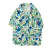 Cuello de solapa 2026 Estilo nuevo Camisa floral para hombre Estilo coreano Holgada Moda Estampada Estilo playero Casual Camisa de manga corta Exportación