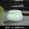 Mini Pote de Chá Cerâmico, Pote de Batom Rouge, Pote Pequeno Selado para Remédios, Pote de Protetor Labial Estilo Antigo, Pote de Pó Cosmético Cerâmico