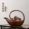 Casa Modelo Sala de Té con Estanterías de Exhibición Estilo Chino, Teteras de Arcilla Púrpura, Mascotas de Té, Teteras Pequeñas, Juegos de Té Kung Fu, Recipientes para Té de Arcilla Púrpura y Artículos Decorativos