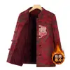 Ropa Nueva de Otoño para Mujeres de Mediana Edad y Mayores, Chaqueta de Primavera y Otoño para Abuela, Traje Tang para Señoras Mayores, Blusas de Otoño para Mujeres Mayores