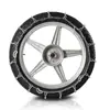 Cadenas Antideslizantes para Motocicleta de Dos Ruedas para Barro y Nieve, Cadenas Antideslizantes para Neumáticos Espesadas y Reforzadas 3.00-18, Directo del Fabricante
