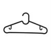 Colgador de ropa seco simple blanco y negro para adultos de plástico para armario de casa mecanismo de ropa