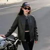 Chaqueta de cuero de moda para niñas, colección primavera/otoño 2026, nueva chaqueta de cuero de moda estilo coreano para niños mayores, chaqueta de motociclista