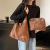 Bolso Grande Simple para Mujer 2025 Nueva Moda Bolso Tote de Primavera para Mujer de Gran Capacidad para Ir al Trabajo Bolso de Hombro de Dos Piezas