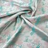 Nuevo Estilo Chino Grulla Pino Jacquard Tela Vintage Abrigo Hanfu Teñido con Hilo Estilo Nacional Imitación Brocado Song