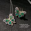 Collar de Gema de Ágata Agalcedonia Brasileña Mariposa Ágata Blanca Calcedonia Buda