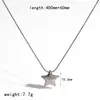 Collar de Estrella de Cinco Puntas Color Dorado 18K con Diamantes, Diseño de Nicho de Lujo Ligero, Collar de Acero Inoxidable Incrustado con Diamantes, Cadena para Clavícula, Joyería de Acero de Titanio
