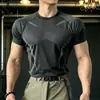 Camiseta de Manga Corta de Alta Gama Estilo Retro Japonés Transfronteriza Verano Marca de Tendencia Estampada Top de Media Manga Holgado Cuello Redondo Manga de Cinco Puntos