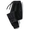 Novo Outono e Inverno Forrado de Lã Forrado Calças Casuais Calças Retas Calças Esportivas Masculinas Primavera e Outono Calças Simples Masculinas Grossas