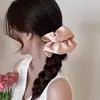 Goma de Pelo Satinada de Color Sólido para Mujer, Versátil, Alta Elasticidad, Duradera, Adecuada para Peinados de Moño, Accesorio para el Cabello, Otoño e Invierno al por Mayor
