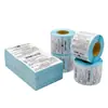 Papel térmico à prova de três (água, óleo, atrito) 80-100 papel térmico etiqueta autoadesiva adesivo papel de código de barras papel para impressão de etiquetas térmicas