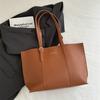 Bolsa grande feminina inverno 2024 novo estilo coreano moderno simples grande capacidade bolsa tote casual estilo ocidental bolsa de ombro
