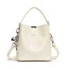 Bolso Cubo Portátil Estilo Nuevo 2024, Bolso Cruzado Texturizado Simple y de Moda, Bolso de Hombro para Viajes Estilo Coreano Ins