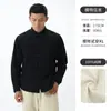 Nueva Chaqueta Camisa de Algodón Puro para Hombre Chaqueta Camisa para Hombre Guapo de Gama Alta para Hombre Otoño Casual de Negocios Camisa de Manga Larga para Hombre
