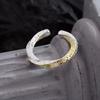 Anillo Mobius bicolor de alta calidad Diseño nicho Moda Personalidad Anillo Ins Estilo frío Todo-combinable Anillo de dedo