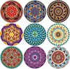 Patrón de Posavasos de Mandala Más Vendido de Amazon Resistente al Calor Posavasos de Madera Set de Accesorios para Cocina Restaurante Bar Transfronterizo