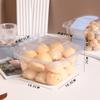 Caja Corazón Flujo Puff Pastel Pequeño Pan Plástico Transparente Caja de Embalaje Postre West Point Caja de Horneado Engrosada