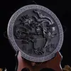 Bolo de chá Longfeng Chengxiang Dahongpao 500g pé 1 Jin Wuyi Montanha chá de rocha decoração coleção presente base de bolo de chá