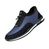 Zapatos de Conducir sin Cordones, Transpirables, Antideslizantes, Cómodos para Hombre, Zapatos Casuales de Cuero Impermeables para Hombre, Zapatos de Conducir Antideslizantes