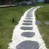 Pedras de Passagem Azuis, Pedras de Passagem Irregulares, Pedras de Pé, Pedras de Pavimentação de Jardim, Pedras de Passagem Decorativas para Gramado de Jardim