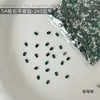 2*3 strass de circonita ovalada para decoración de uñas, strass blancos de moda y deslumbrantes, de fondo plano y forma irregular, accesorios de circonita para uñas ponibles