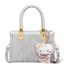 Bolso de Mano Cuadrado Pequeño con Textura de Moda 2026 Nuevo Primavera Moda de Nicho Elegante Bolso de Hombro Bolso Cruzado Simple