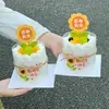 2026 Feliz Dia do Professor Decoração de Bolo Topper Buquê de Girassol Cartão de Agradecimento Inserto de Decoração para Assar