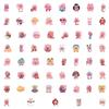 60 Pegatinas Promocionales Populares con Texto Estilo Chino Animales de Dibujos Animados Princesa Popular Bidimensional Sanrio Pegatinas de Recompensa