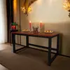 Mesa de Altar Simples para Uso Doméstico, Mesa de Oferendas Estilo Chinês Feita Sob Medida, Mesa de Incenso para Oferendas Taoístas e Budistas