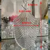 Folhas de Reposição para Lustre de Cristal DIY Peças Sobressalentes para Casa Acessórios de Folha de Árvore de Vidro Acessórios de Peças de Lâmpada de Concha Conjunto Completo