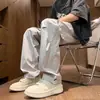 Pantalones de trabajo de pierna recta estilo americano para hombre, pantalones de senderismo a prueba de viento e impermeables para exteriores de primavera y verano, pantalones casuales para hombre, pantalones largos para hombre